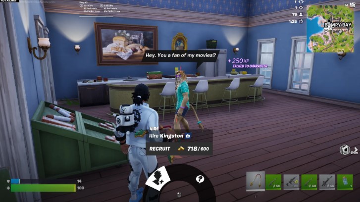 Where to find Kingston in Fortnite and what services he offers