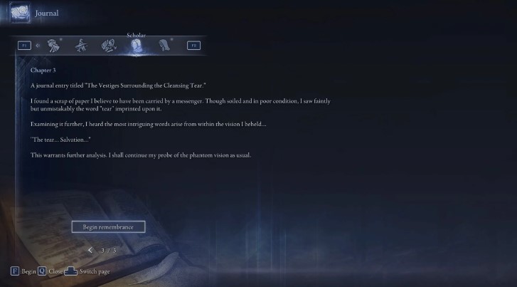 A complete walkthrough of the Scholar's Memories quests in Elden Ring Nightreign: Forsaken Hollows