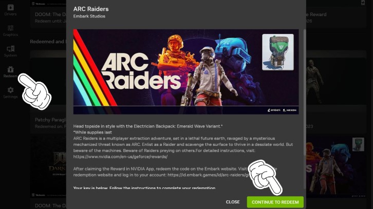 How to get a free Nvidia backpack in ARC Raiders