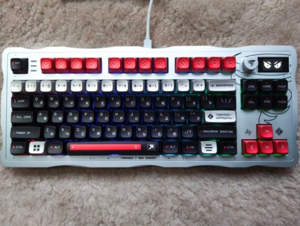 Dark Project x TORNADO Gaming Keyboard Review