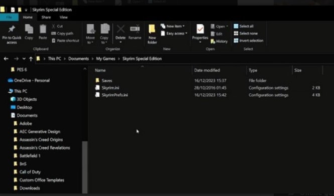 The Elder Scrolls V: Skyrim Guide - Save Game Locations