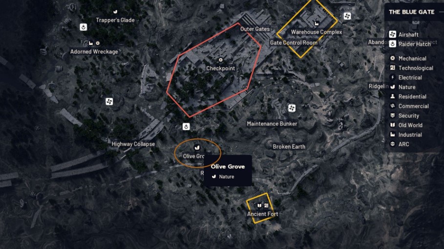 Where to find olives in ARC Raiders