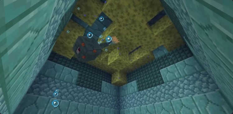 How to find an underwater temple in Minecraft