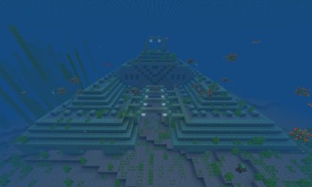 How to find an underwater temple in Minecraft