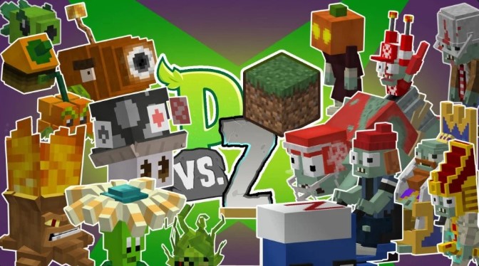 Plants vs. Zombies: Cubed Mod for Minecraft: Review and Installation