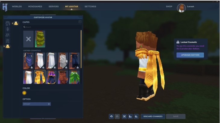 How to customize your character's appearance in Hytale and get bonus capes