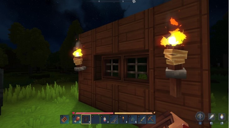 How to craft glass bottles and windows in Hytale