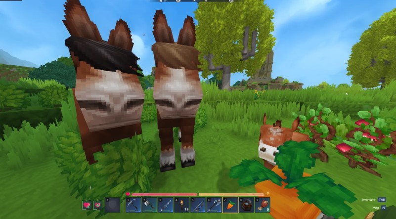How to tame a horse in Hytale