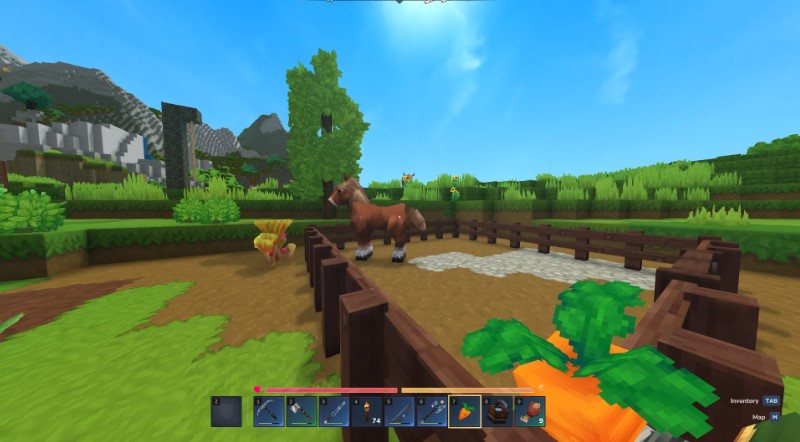 How to tame a horse in Hytale