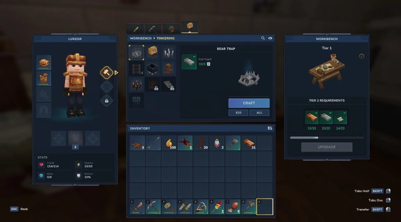 How to Upgrade Workbenches in Hytale