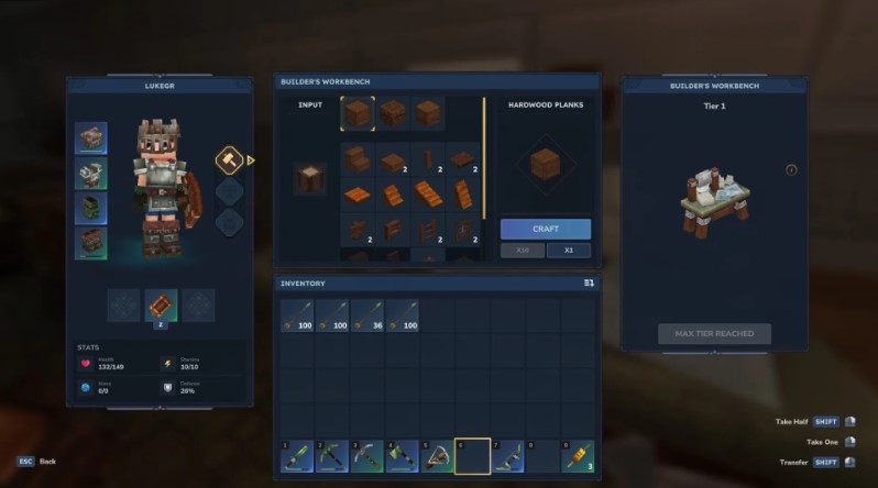 Where to find hardwood in Hytale