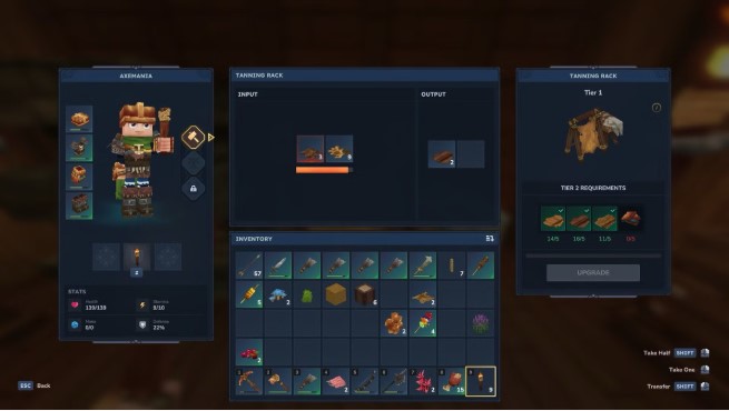 How to get leather in Hytale and set up production