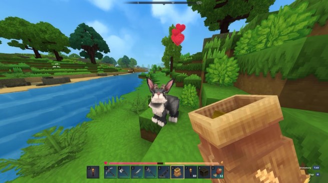 How to get flax scraps, lure, and breed animals in Hytale