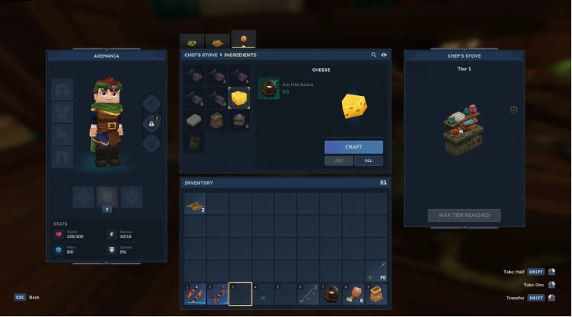 How to make cheese in Hytale