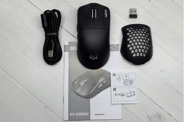 SVEN RX-G980W Review – Wireless Gaming Mouse with Software and Interchangeable Panels