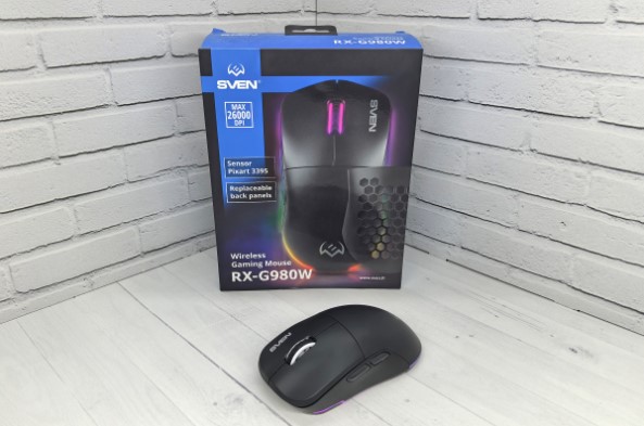 SVEN RX-G980W Review – Wireless Gaming Mouse with Software and Interchangeable Panels