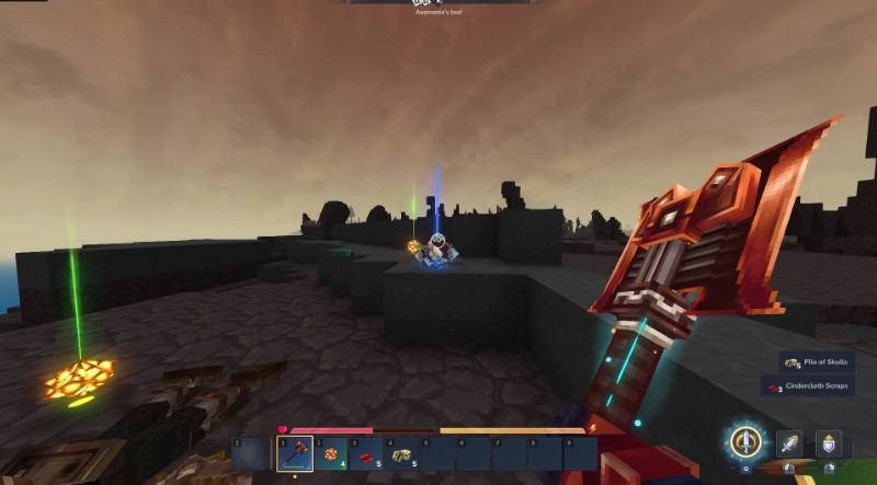 Necromancer's Grimoire and summon skeletons in Hytale