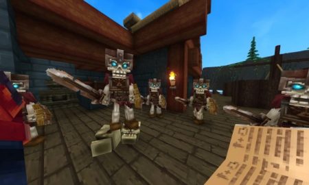 Necromancer's Grimoire and summon skeletons in Hytale