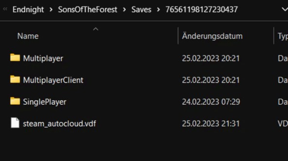 Sons of the Forest Guide - Save Locations