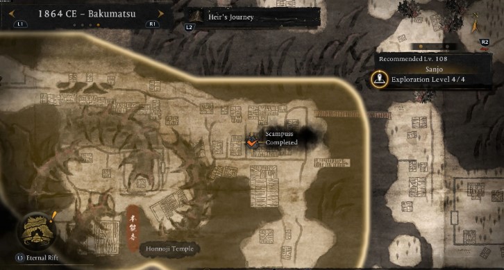 How to Find All Bakumatsu Scampuses in Nioh 3