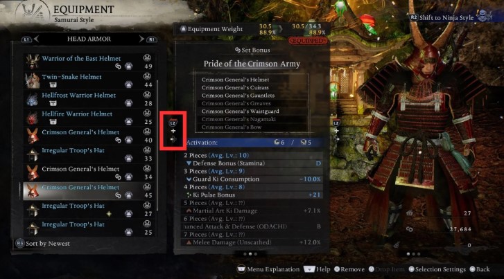 bonuses in Nioh 3