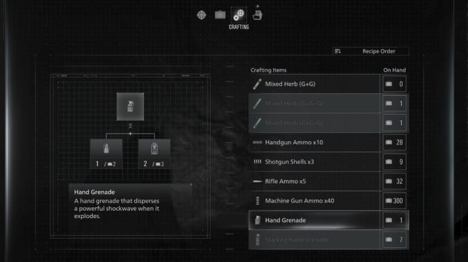 Resident Evil Requiem Guide – All Crafting Recipes for Grace and Leon