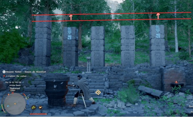 Crimson Desert Guide: How to Complete the Dark Forest Hill Ruins (Pillars and Columns)