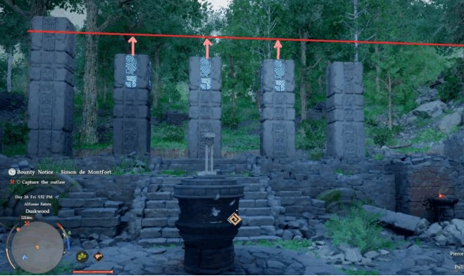 Crimson Desert Guide: How to Complete the Dark Forest Hill Ruins (Pillars and Columns)