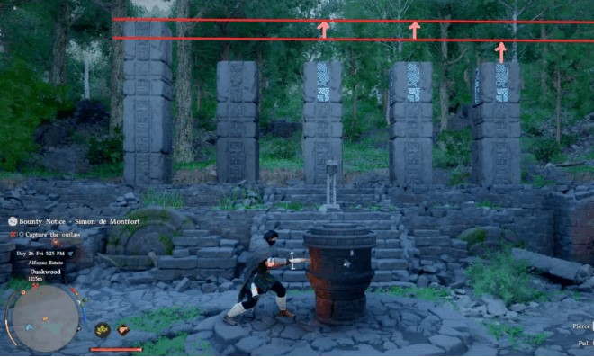 Crimson Desert Guide: How to Complete the Dark Forest Hill Ruins (Pillars and Columns)